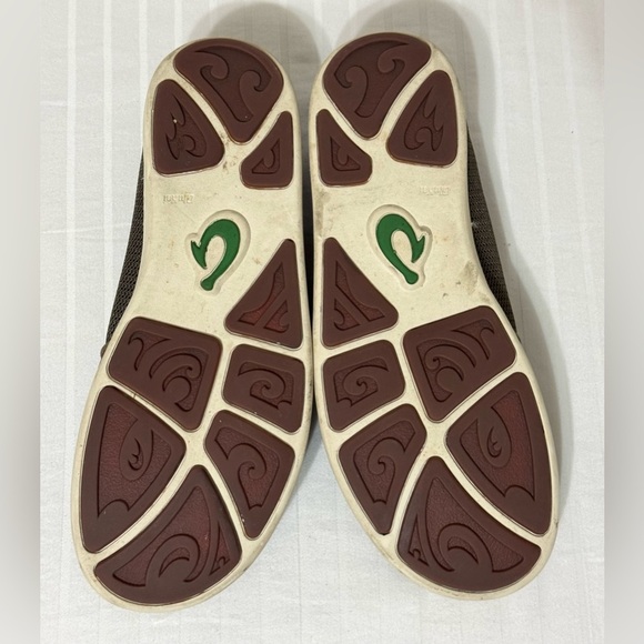 Olukai Nohea Mesh Slip On Shoes Loafers Sneakers Brown Men’s Size 8 - Picture 13 of 15